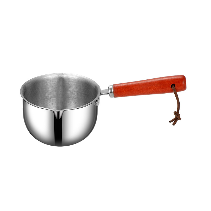 316 nerūdijančio plieno aliejaus purslų puodas buitiniam papildomam maisto pieno puodui virtuvėje karšto aliejaus puodas aliejui virti mini aliejaus purslų puodas