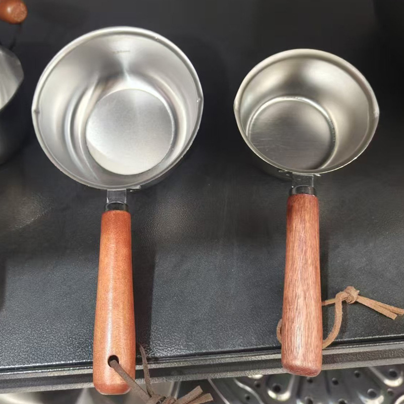 316 nerūdijančio plieno aliejaus purslų puodas buitiniam papildomam maisto pieno puodui virtuvėje karšto aliejaus puodas aliejui virti mini aliejaus purslų puodas