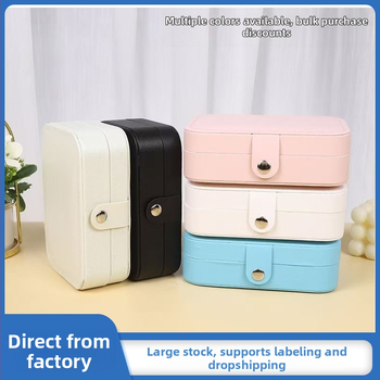 Преносима кутия за бижута, голям капацитет, многофункционална в европейски стил за пръстени, колиета, обеци, дамска кутия за съхранение на бижута