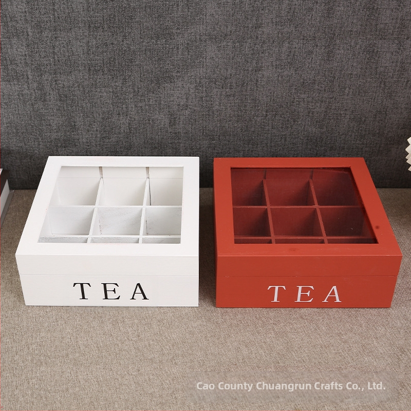 Drevená úložná krabica, priehľadná mriežkovaná drevená krabica, masívne drevo, mriežková taška Jiugong, darčeková krabica, akrylová mriežkovaná baliaca krabica