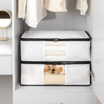 Paplantároló táska ruhákhoz és poggyászokhoz, nagy kapacitású nedvességálló befejező táska háztartási tárolótáska