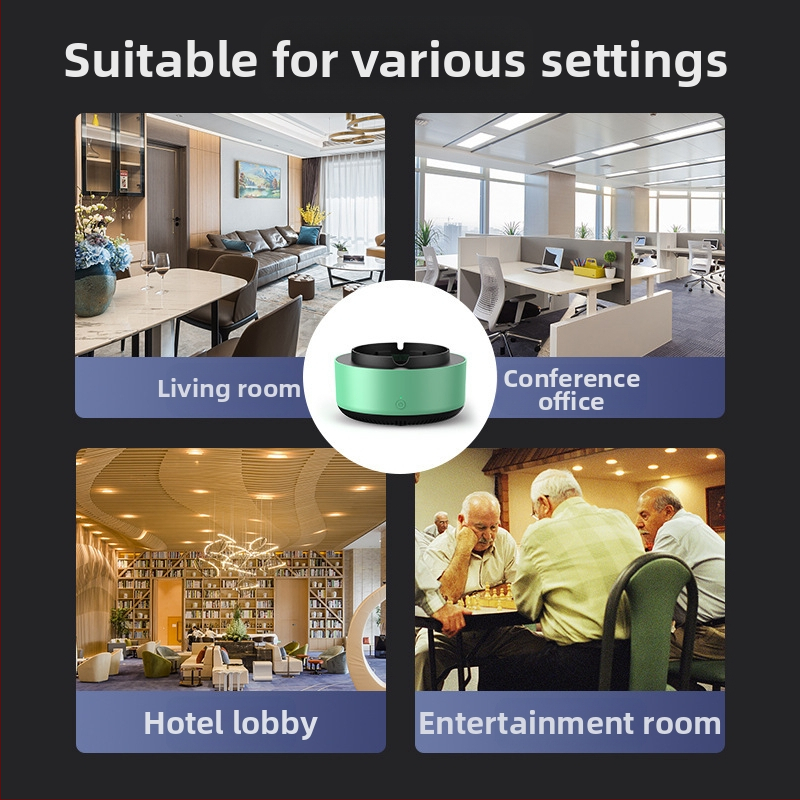 Čistička vzduchu s popolníkom Inteligentný pasívny dym Fajčenie Dym Dym Vnútorný obývacia izba Kancelária Fajčenie Artefakt