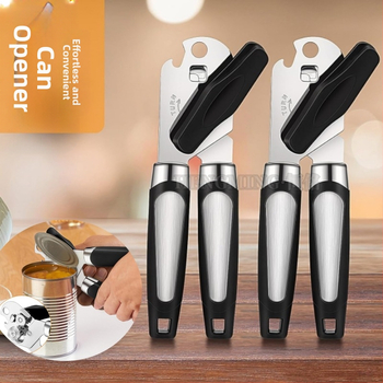 Amazon отварачка за консерви от неръждаема стомана за домашна кухня, мощна отварачка за капачки, отварачка за бутилки, спестяваща труд, нож за отварачка за консерви