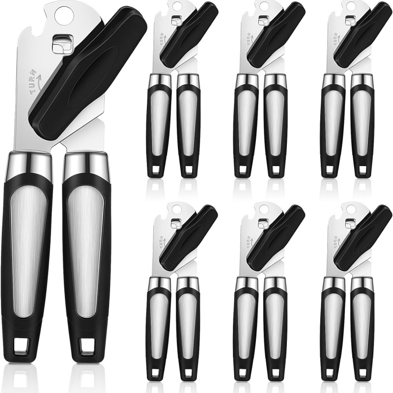 Amazon отварачка за консерви от неръждаема стомана за домашна кухня, мощна отварачка за капачки, отварачка за бутилки, спестяваща труд, нож за отварачка за консерви