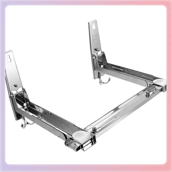 ✅ Prie sienos tvirtinamas virtuvės laikymo stovas su ištraukiamu laikikliu, storintas orkaitės stovas, 304 nerūdijančio plieno mikrobangų krosnelės stovas