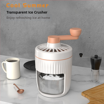 Koduseks kasutamiseks mõeldud käsitsi jääpurusti müüb kingitusena väikese jäämasina jäämasina raseeritud jäämasina