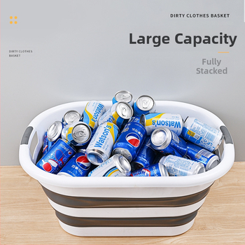 26L40L sulankstomas nešvarių drabužių krepšys, sulankstomas vonios praustuvas, įvairių praustuvų sulankstomas daiktų laikymo krepšys namams