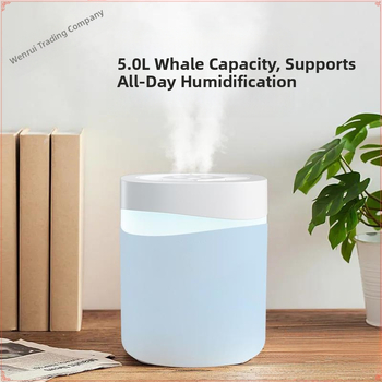 Υγραντήρας για Υπνοδωμάτιο στο Σπίτι, Ήσυχος Διαχύτης Ομίχλης Αέρα, Επιτραπέζιος Διαχύτης Μεγάλης Χωρητικότητας, Μηχανή Ψεκασμού Αρωμάτων, Εσωτερική Φόρτιση