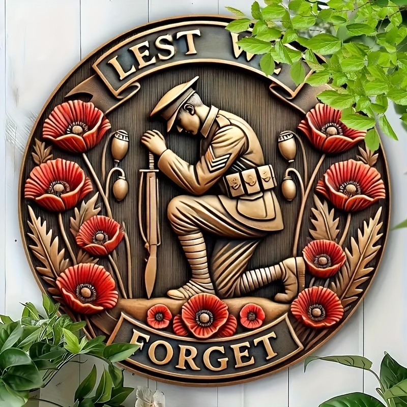 1 vnt. meno atgimimo stiliaus, kad nepamirštume apvalios akrilinės atminimo lėkštės -7,87 x 7.