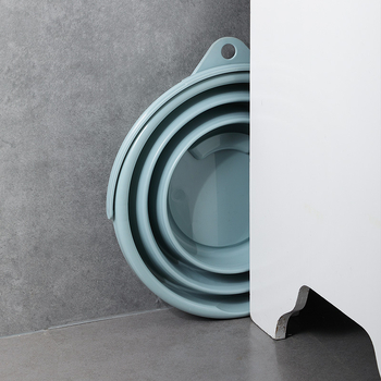 Sulankstomas kibiras Didelis buitinis nešiojamas maudymosi kojų mirkymo automobilio kelionių žvejybos dydžio plastikinis kibiras vaikams ir suaugusiems