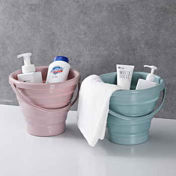 Sulankstomas kibiras Didelis buitinis nešiojamas maudymosi kojų mirkymo automobilio kelionių žvejybos dydžio plastikinis kibiras vaikams ir suaugusiems