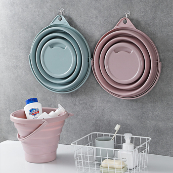 Sulankstomas kibiras Didelis buitinis nešiojamas maudymosi kojų mirkymo automobilio kelionių žvejybos dydžio plastikinis kibiras vaikams ir suaugusiems