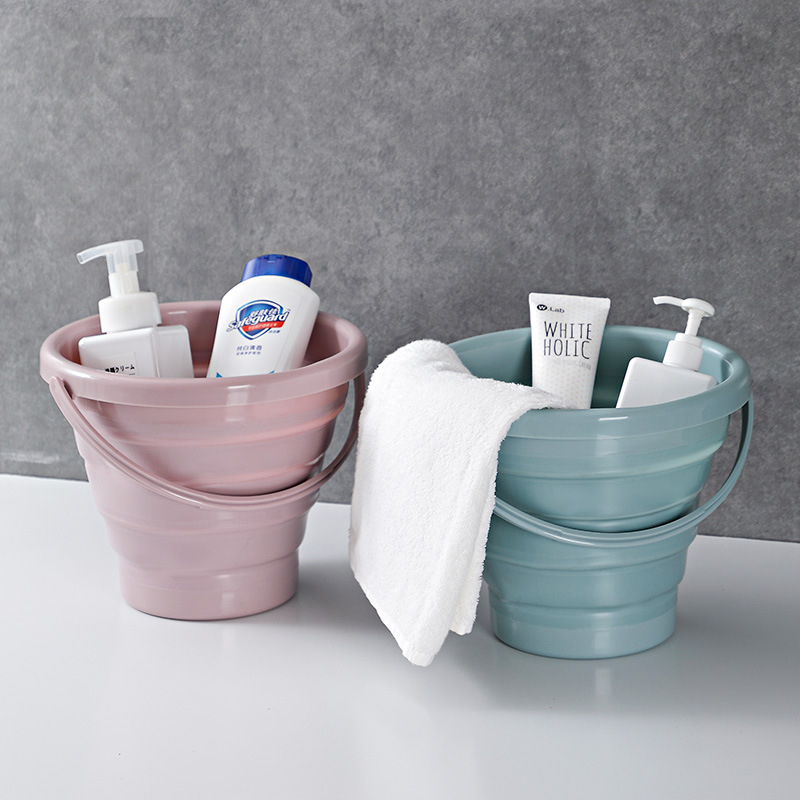 Sulankstomas kibiras Didelis buitinis nešiojamas maudymosi kojų mirkymo automobilio kelionių žvejybos dydžio plastikinis kibiras vaikams ir suaugusiems