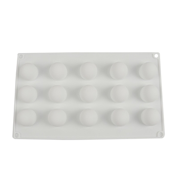 15 ομοιόμορφα, ψηλοτάβανα σκεύη ψησίματος μους σιλικόνης για κέικ με μους καρύδας, λειαντικά για επιδόρπιο, σε απόθεμα