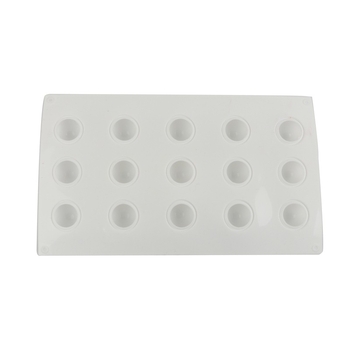 15 ομοιόμορφα, ψηλοτάβανα σκεύη ψησίματος μους σιλικόνης για κέικ με μους καρύδας, λειαντικά για επιδόρπιο, σε απόθεμα