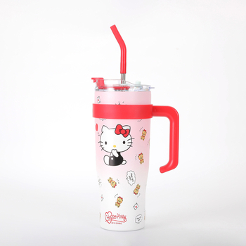 Παιδικό Sanrio Creative Cartoon Μεγάλης Χωρητικότητας Φορητό Εξωτερικού Χώρου, Φορητό, Ποτήρι Ζεστού και Κρύου Υγρού, Φορητό, για Αυτοκίνητο