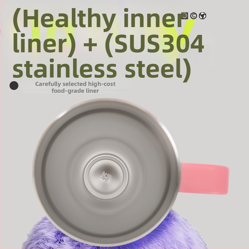 Detský kreatívny kreslený Sanrio veľkokapacitný vonkajší prenosný izolovaný hrnček na teplú a studenú vodu, prenosný do auta