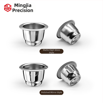 Suderinamas su tarpvalstybiniu „Xiaomi Nespresso“ nerūdijančio plieno kavos kapsulės puodeliu su daugkartinio naudojimo aliuminio folijos dangteliu