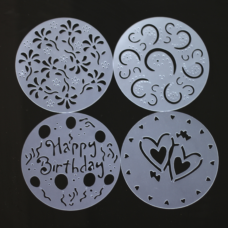 Deli 8-tolline 20 cm 4-osaline komplekt keskkonnasõbralik pihustatav lillekujuline munakoogi kaunistusvorm/pihustatav lillekujuline küpsetusvorm küpsetusvahend küpsetusriist