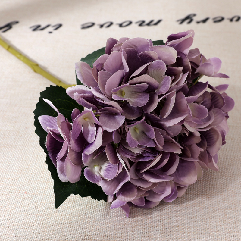 Simulēta hortenzija, mākslīgie ceļa vadīšanas ziedi, mājas viesistaba, kāzu dekorēšanas arka, simulēta ziedu hortenzija, mākslīgo ziedu vairumtirdzniecība