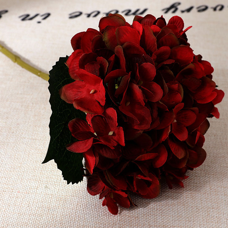 Simulēta hortenzija, mākslīgie ceļa vadīšanas ziedi, mājas viesistaba, kāzu dekorēšanas arka, simulēta ziedu hortenzija, mākslīgo ziedu vairumtirdzniecība