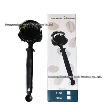 Itaalia poolautomaatse kohvimasina puhastushari kohvivalmistuspea kaarpuhastushari pika käepidemega hari kohvimasina tarvikud