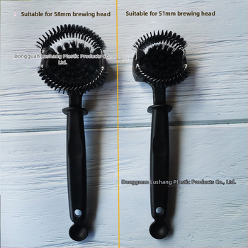 Itaalia poolautomaatse kohvimasina puhastushari kohvivalmistuspea kaarpuhastushari pika käepidemega hari kohvimasina tarvikud