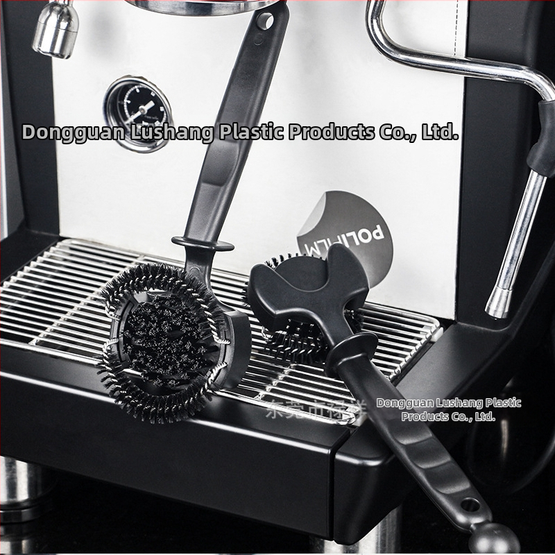 Италианска четка за почистване на полуавтоматична кафе машина, четка за почистване на дъга, четка с дълга дръжка, аксесоари за кафе машини