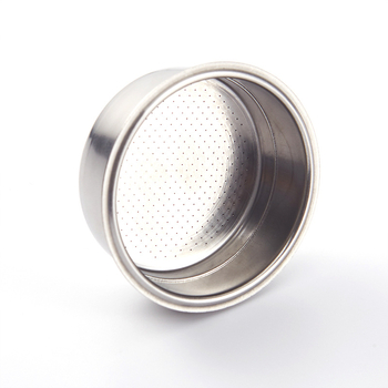 Guangdongi tootja varustab roostevabast terasest filtrit, 51 mm kahekihilist roostevabast terasest traatvõrgust topeltfiltriga kohvipulbrikaussi