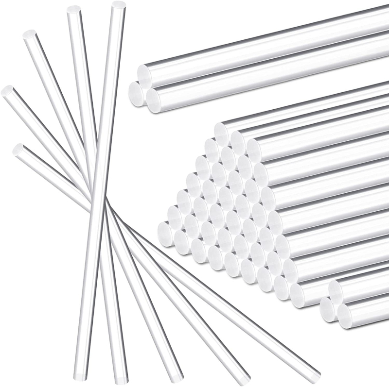 käsitöö isetehtud akrüülist pulgakommikoogi pulgakomm läbipaistev akrüülist kohvipulk 10cm