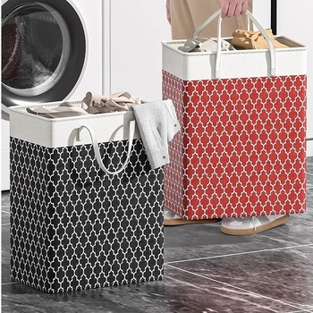 Määrdunud riiete korv majapidamises suure mahutavusega vannitoa hoiukorvi muster kaasaskantav kangas määrdunud riiete korv pesukorv veekindel hoiukott