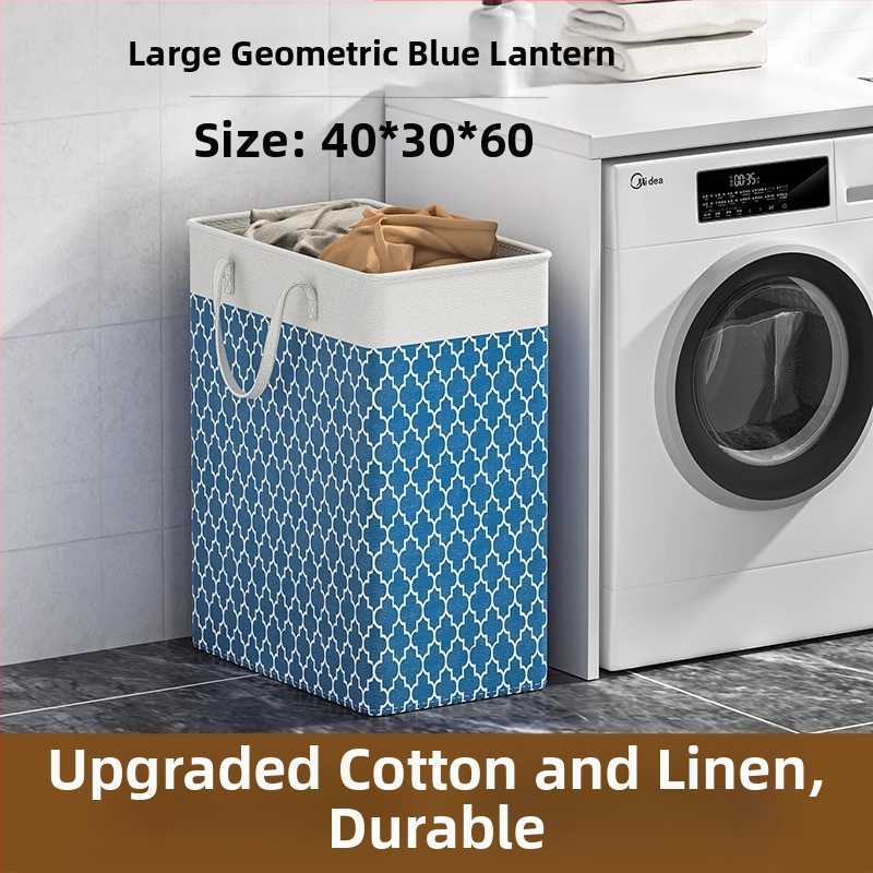 Määrdunud riiete korv majapidamises suure mahutavusega vannitoa hoiukorvi muster kaasaskantav kangas määrdunud riiete korv pesukorv veekindel hoiukott