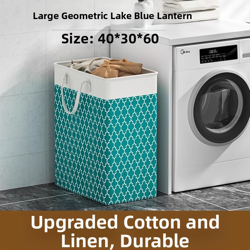 Määrdunud riiete korv majapidamises suure mahutavusega vannitoa hoiukorvi muster kaasaskantav kangas määrdunud riiete korv pesukorv veekindel hoiukott