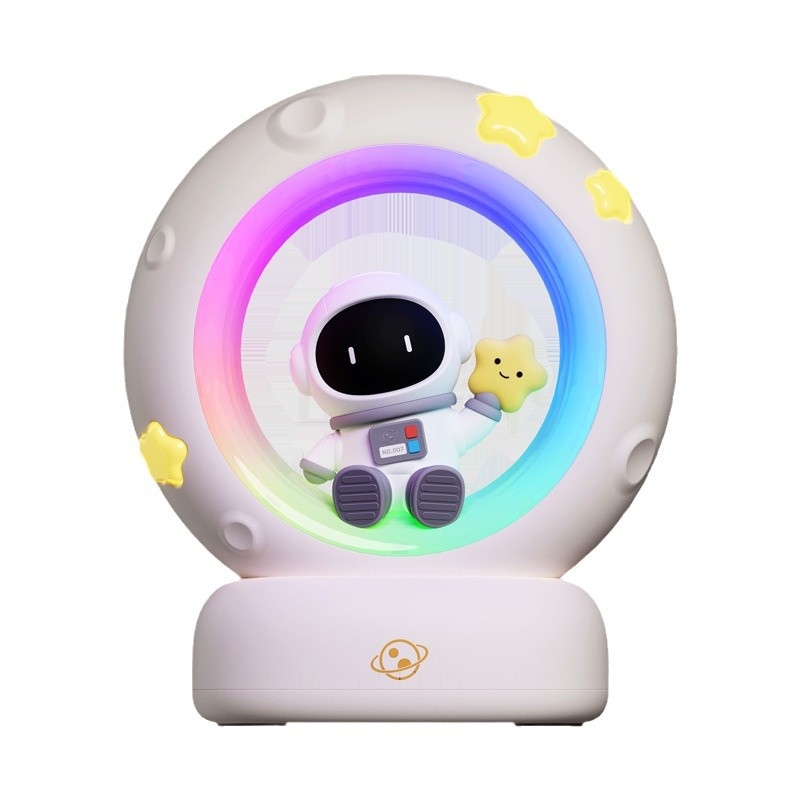 Darček pre udalosť, astronaut, zbieranie hviezd a mesiaca, nočné svetlo, nabíjanie cez USB, panda, tlieskajúce svetlo, RGB atmosféra, spánkové svetlo