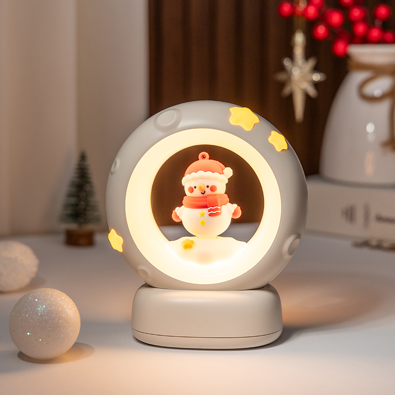 Darček pre udalosť, astronaut, zbieranie hviezd a mesiaca, nočné svetlo, nabíjanie cez USB, panda, tlieskajúce svetlo, RGB atmosféra, spánkové svetlo