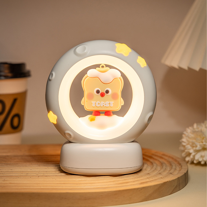 Darček pre udalosť, astronaut, zbieranie hviezd a mesiaca, nočné svetlo, nabíjanie cez USB, panda, tlieskajúce svetlo, RGB atmosféra, spánkové svetlo