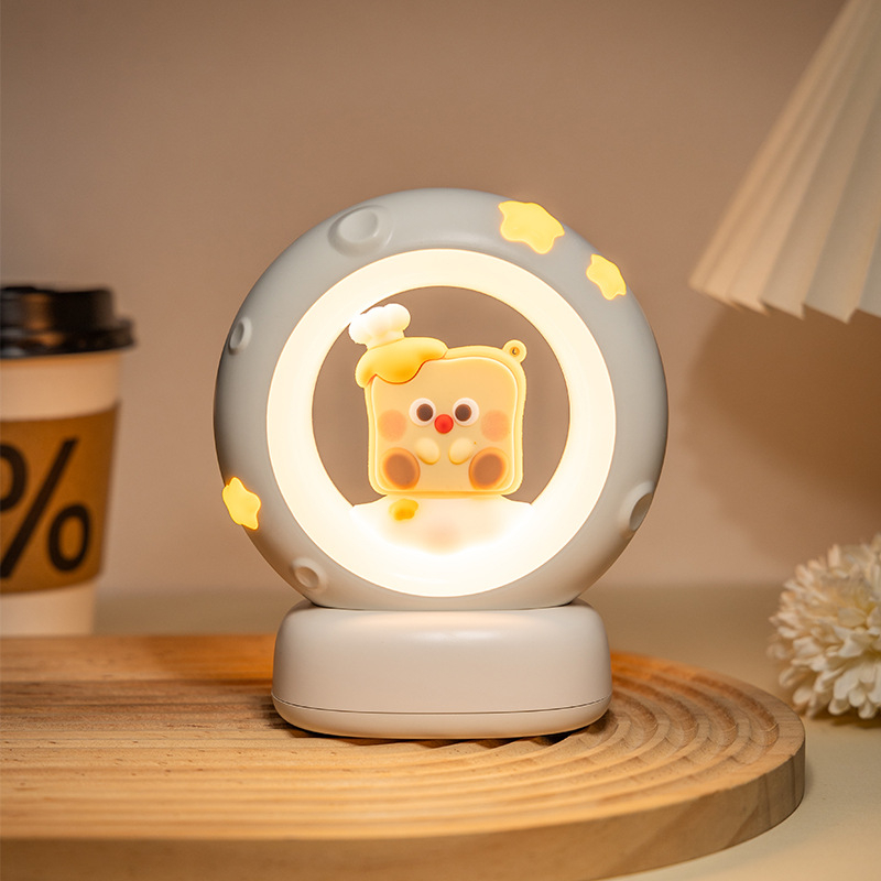 Darček pre udalosť, astronaut, zbieranie hviezd a mesiaca, nočné svetlo, nabíjanie cez USB, panda, tlieskajúce svetlo, RGB atmosféra, spánkové svetlo