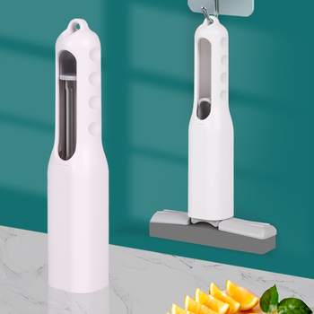 Μίνι Lazy Bathroom Gap Απορροφητικό νερού Σφουγγαρίστρα για πλύσιμο χεριών Σφουγγαρίστρα οικιακής χρήσης χωρίς επιφάνεια εργασίας Καθαρισμός γυαλιού