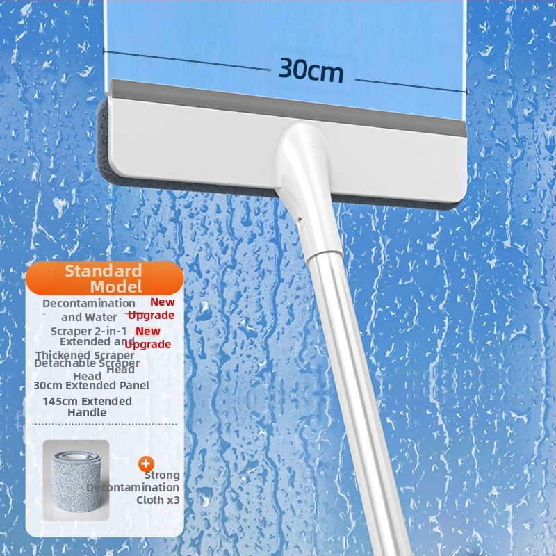 2023 m. nauji vandens purškimo stiklo valytuvai, skirti valyti namus, specialūs valymo įrankiai langams plauti, dvipusis stiklo artefaktas