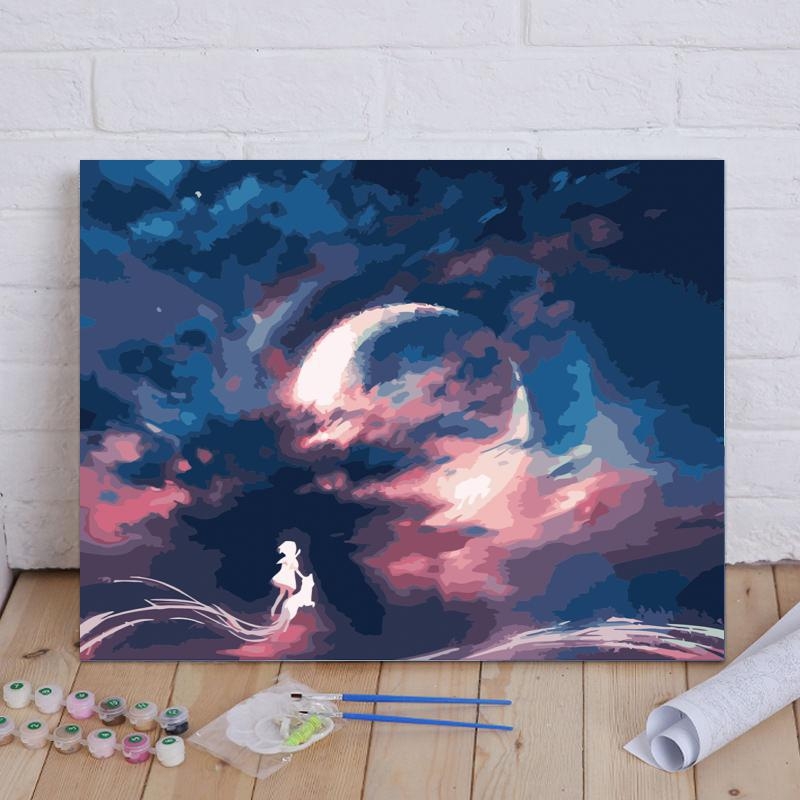 DIY digitaalne õlimaal Amazon Shopee Douyin Stitch Toy Story õlimaali tehase hulgimüük Dropshipping