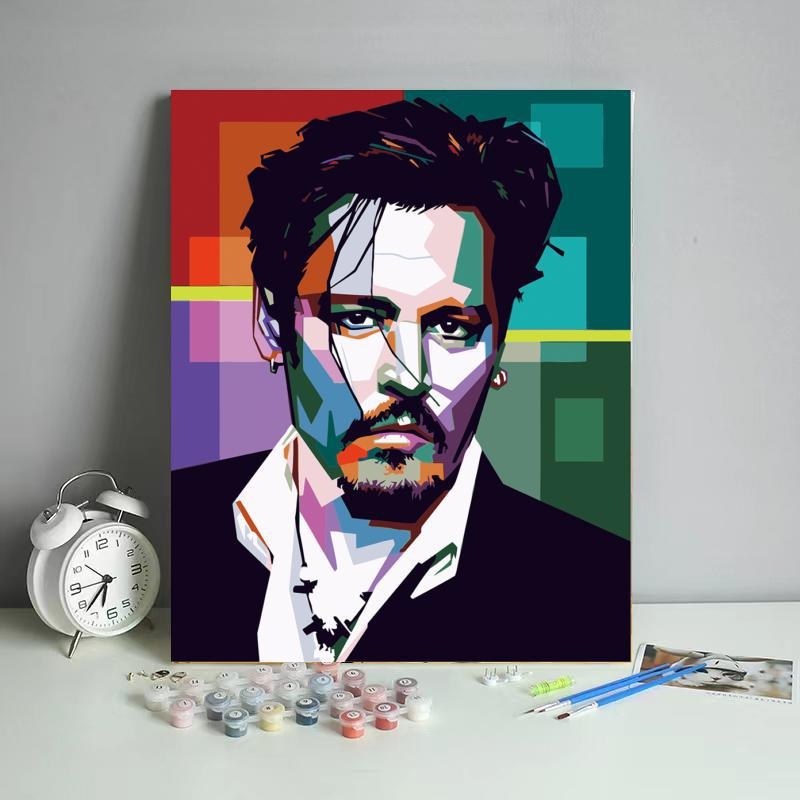 DIY digitaalne õlimaal Amazon Shopee Douyin Stitch Toy Story õlimaali tehase hulgimüük Dropshipping