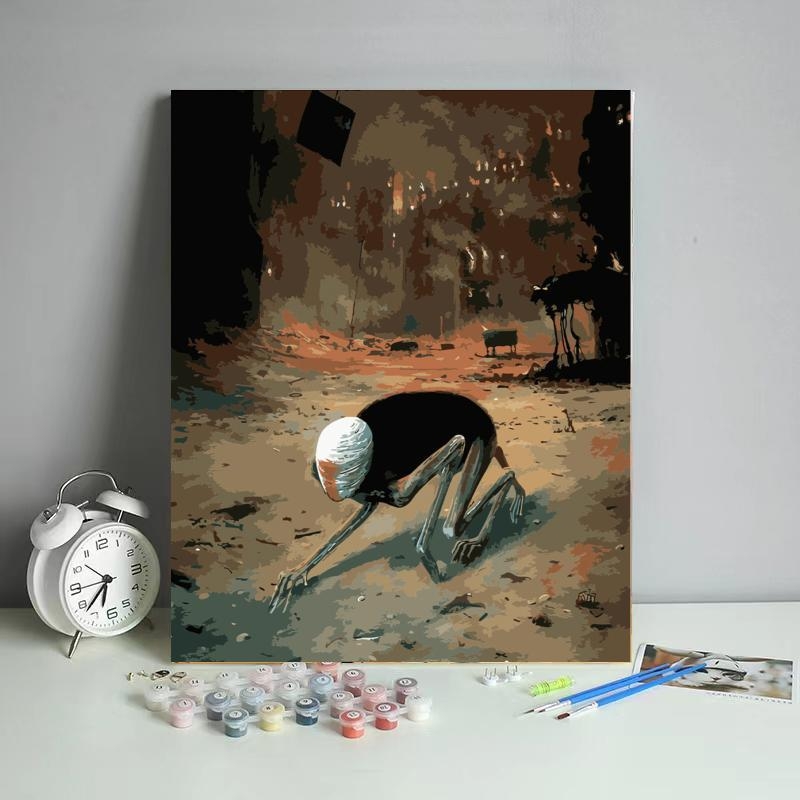 DIY digitaalne õlimaal Amazon Shopee Douyin Stitch Toy Story õlimaali tehase hulgimüük Dropshipping