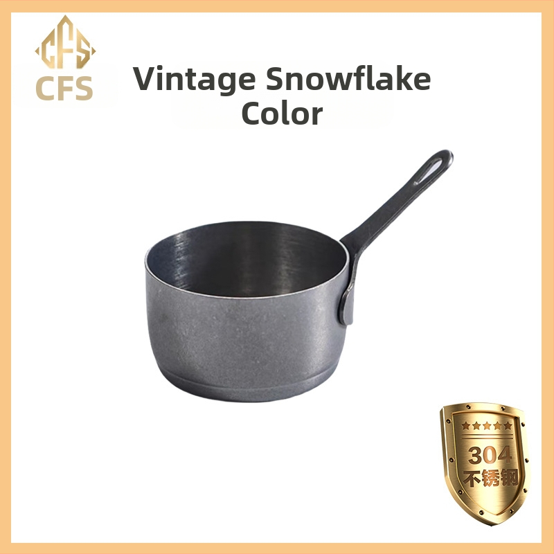 304 nerūdijančio plieno padažo puodelis su padažo lėkštute, vakarietiško restorano kepsnių padažo puodelis, kūrybingas pomidorų padažo puodelis, kibiras, stalo reikmenys