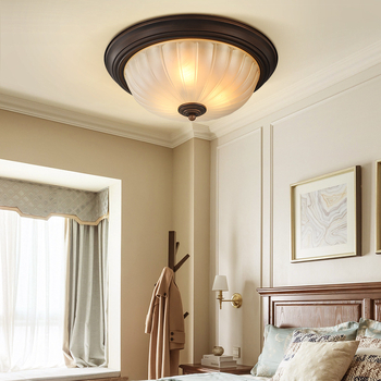 Ameerika laelamp, ümmargune magamistoa lamp, retro lihtne toalamp, vahekäigu koridori esiku rõdulamp