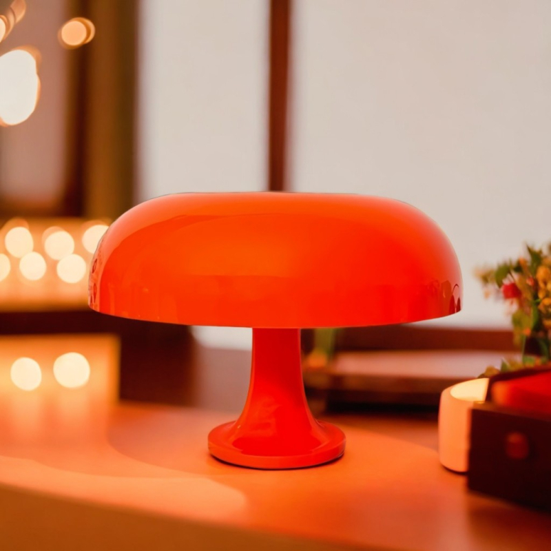 Piiriülene populaarne Itaalia seenekujuline laualamp, Põhjamaade lihtne kaunistus, atmosfääri parandav öölamp kabinetti ja magamistuppa, piiriülene kuum müüja
