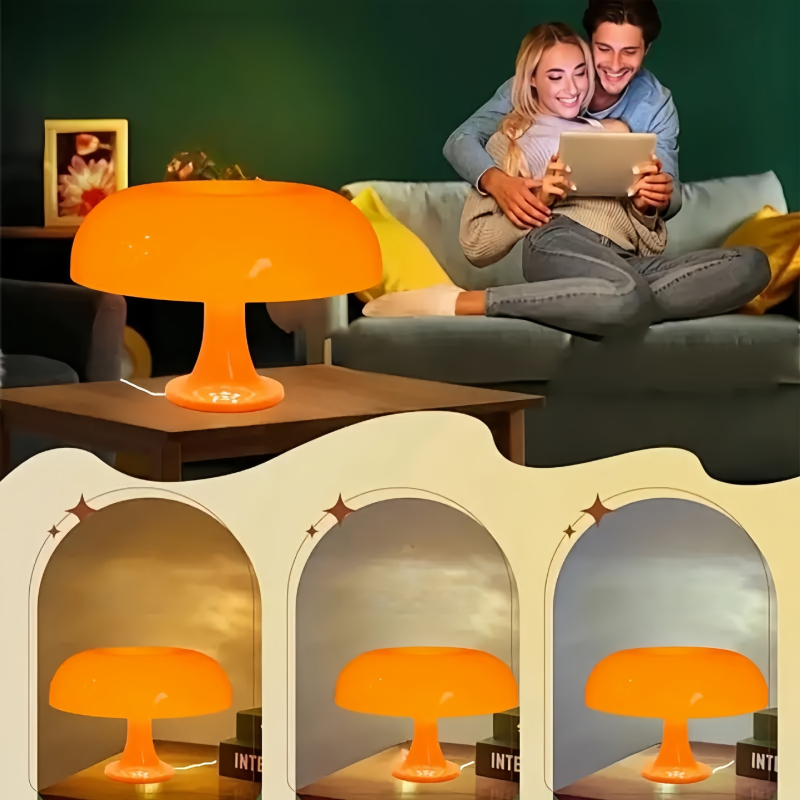 Piiriülene populaarne Itaalia seenekujuline laualamp, Põhjamaade lihtne kaunistus, atmosfääri parandav öölamp kabinetti ja magamistuppa, piiriülene kuum müüja