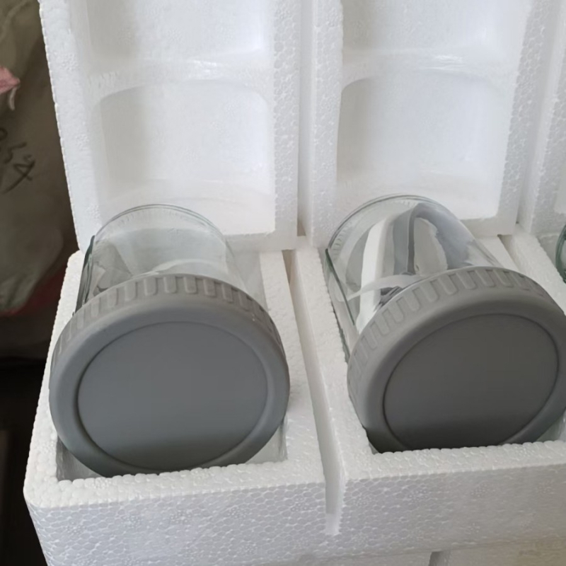 Éjszakai zabpelyhes pohár, hordozható joghurtos reggelizőpohár, nagy szépségértékű függőkanál, üveg masonpohár, zabpelyhes tejes salátapohár