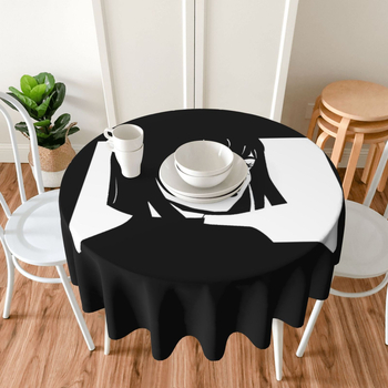 Piiriülene Amazoni ümmargune laudlina. Veekindel ja õlikindel laudlina, mida saab tellida logoga tehasest Nordic Style.