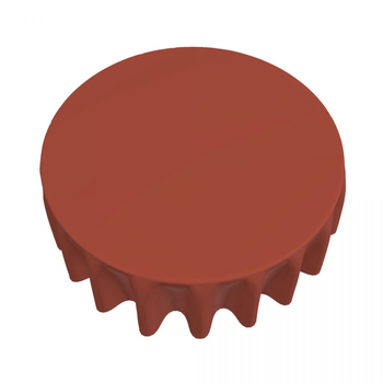 Piiriülene Amazoni ümmargune laudlina. Veekindel ja õlikindel laudlina, mida saab tellida logoga tehasest Nordic Style.