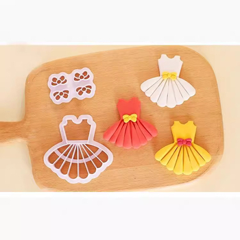 Φούστα με φιόγκο, φορμάκι, φόρεμα για κορίτσια, συρτάρι για μπισκότα, πτυσσόμενο, διακόσμηση κέικ, εργαλεία ψησίματος